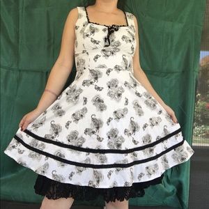 Hot Topic Spider Rose Dress